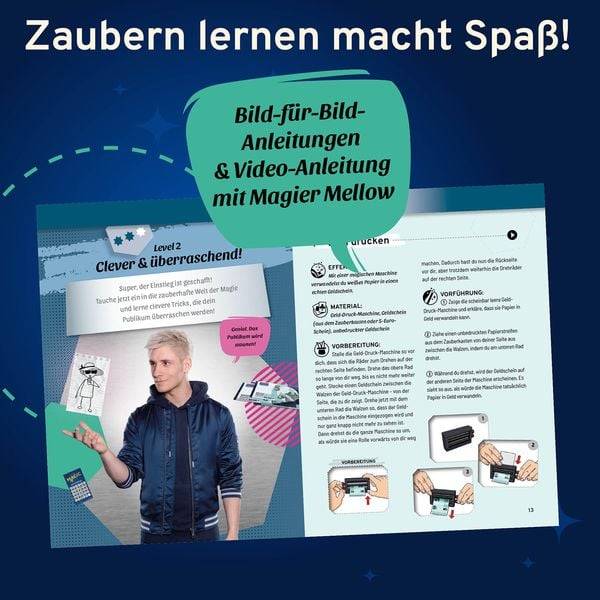 KOSMOS 658236 - MAGIC TO GO, Zauberkasten mit 15 Zaubertricks