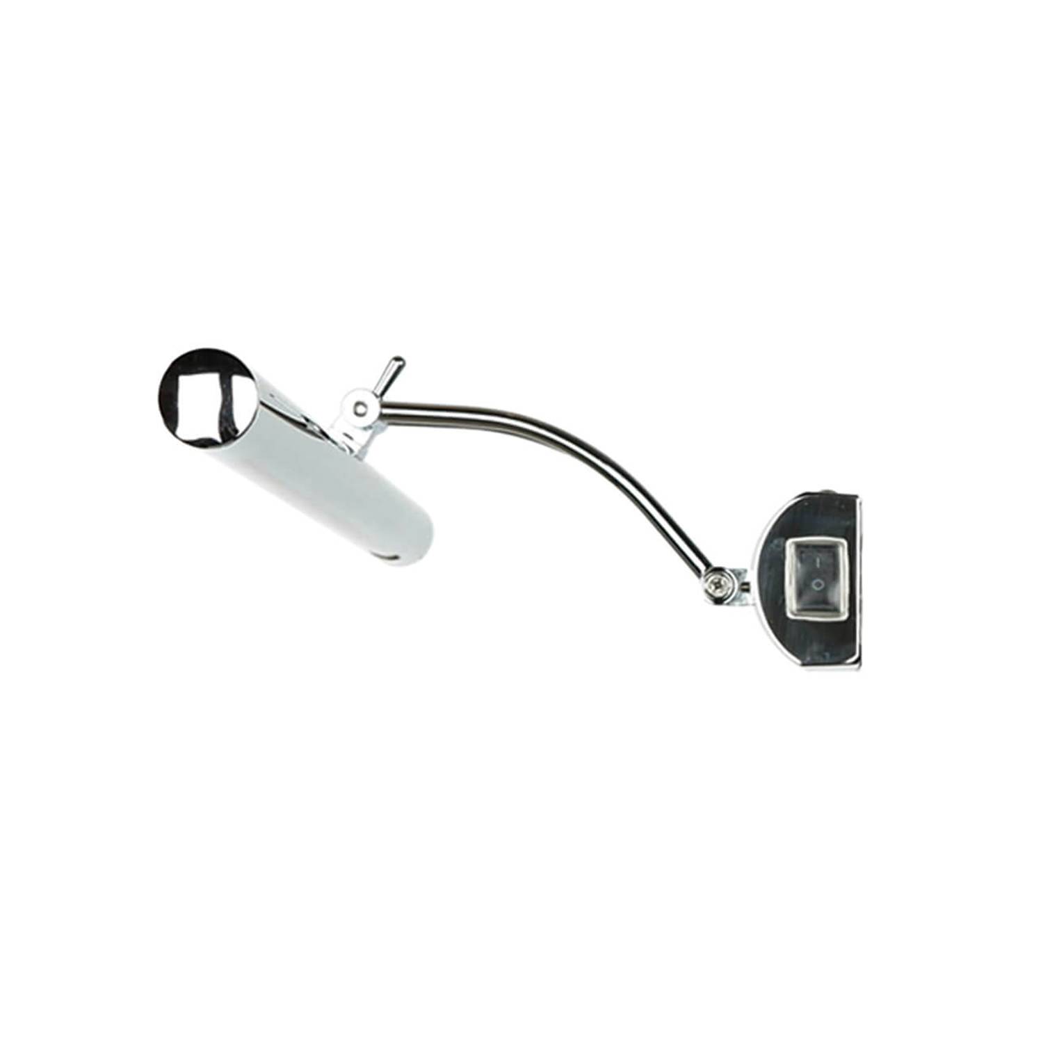 Licht-Erlebnisse LE109376 LED Wandlampe Julia IP44 4000 K 850 lm aus Stahl Kunststoff (Polycarbonat) in Chrom Wandleuchte