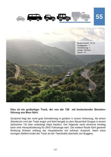 Trackbook Sardinien 4. Auflage