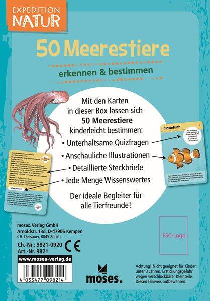 50 Meerestiere erkennen & bestimmen
