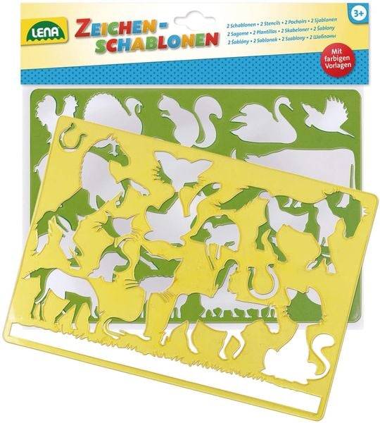 Lena - Zeichenschablonen Pferde und Katzen