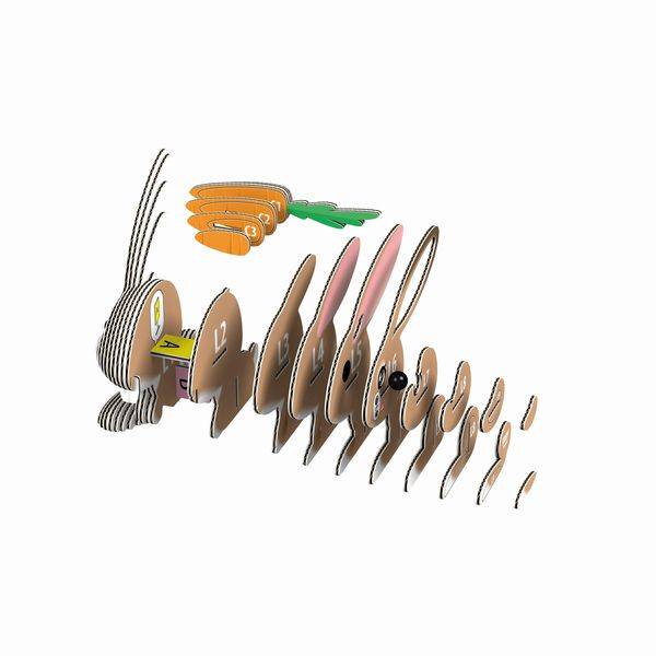 Eugy - 3D Bastelset Hase