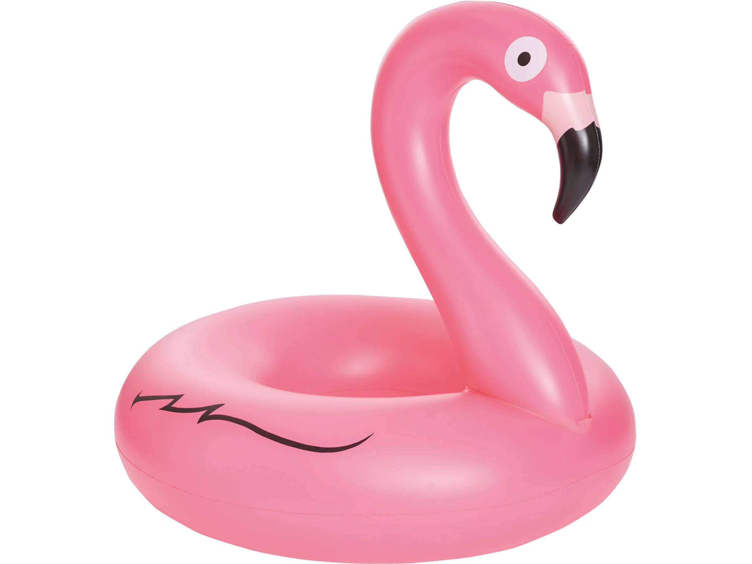 Happy People 77807 - Wehncke XXL-Schwimmring - Flamingo (120x120x109 cm) Pool Zubehör Garten Sommer