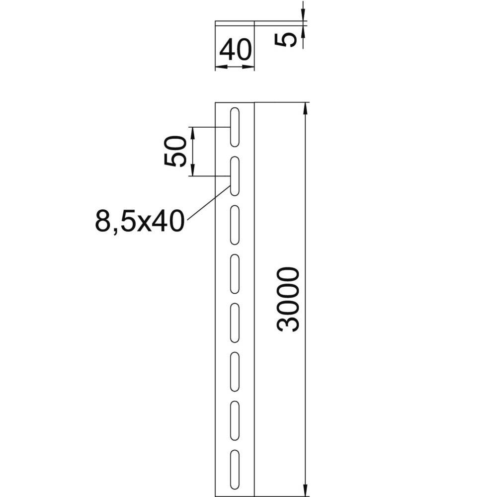 OBO Bettermann Flachstahl Degussa FLA 5 FTK SGR