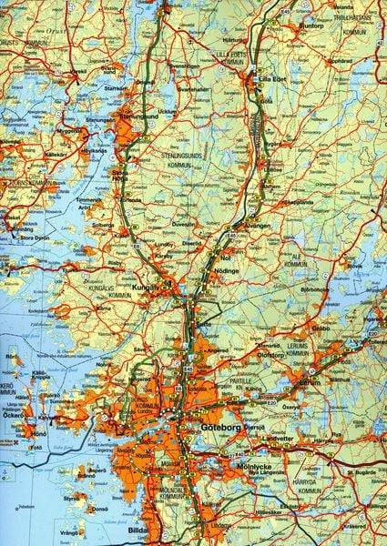 Süd-Schweden (West) Nr. 02 Regionalkarte Schweden 1:250 000