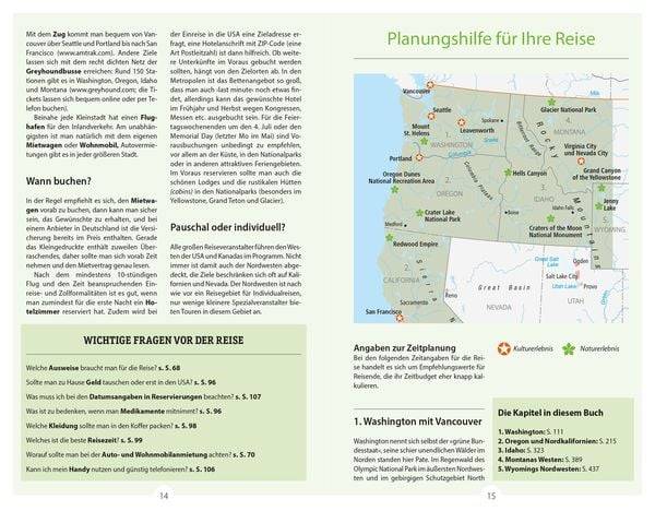 DuMont Reise-Handbuch Reiseführer USA, Der Nordwesten