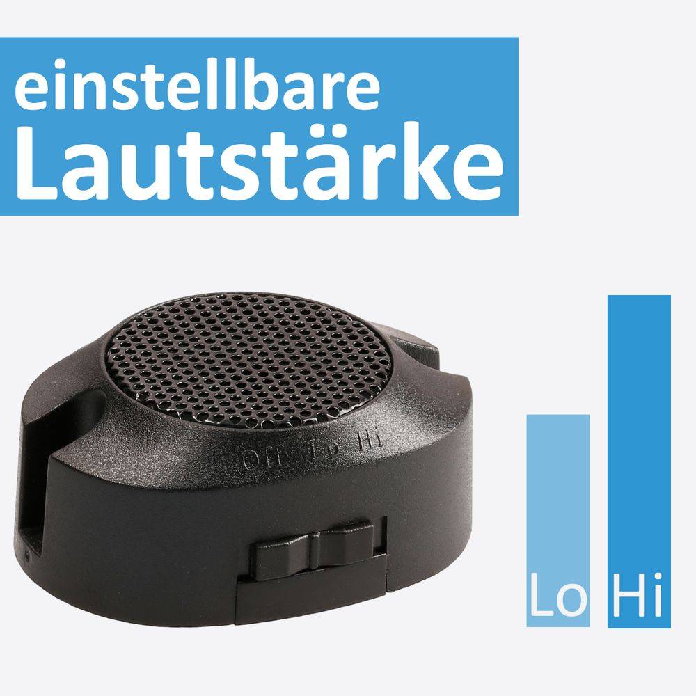 VSG24 Akustische Premium-Einparkhilfe WOHNMOBIL Weiß PDC-22101