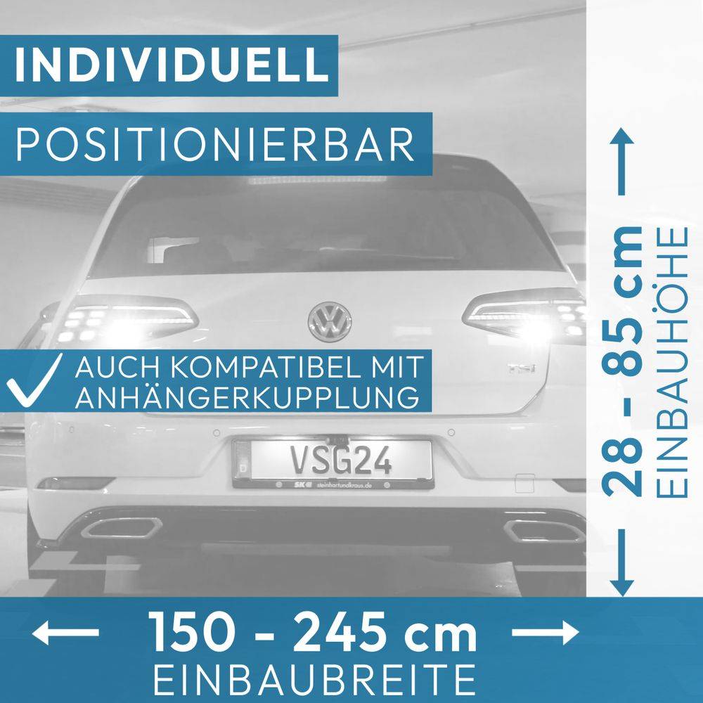 VSG24 Akustische Premium-Einparkhilfe ECHO PLUS Weiß PDC-22113