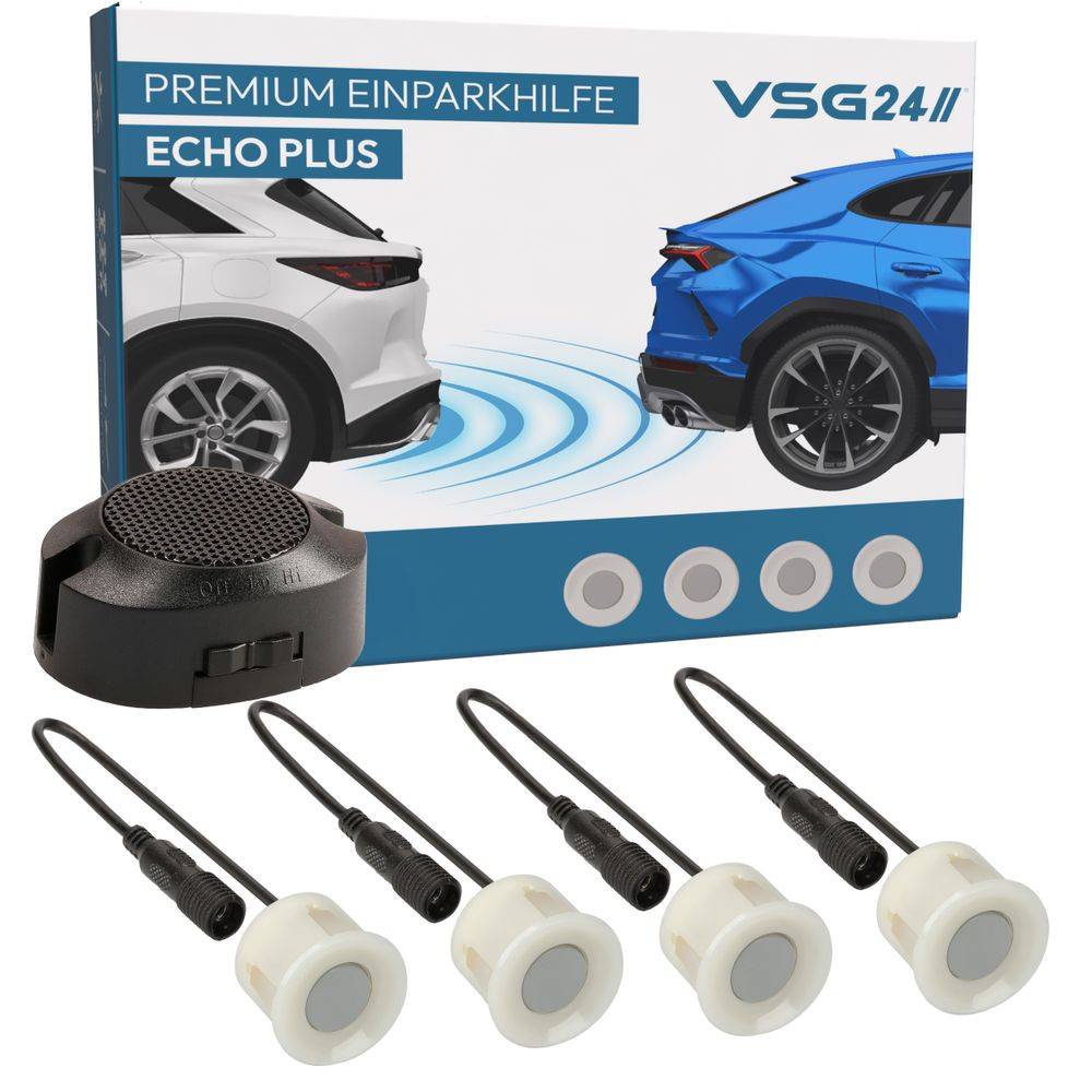 VSG24 Akustische Premium-Einparkhilfe ECHO PLUS UNLACKIERT PDC-22114