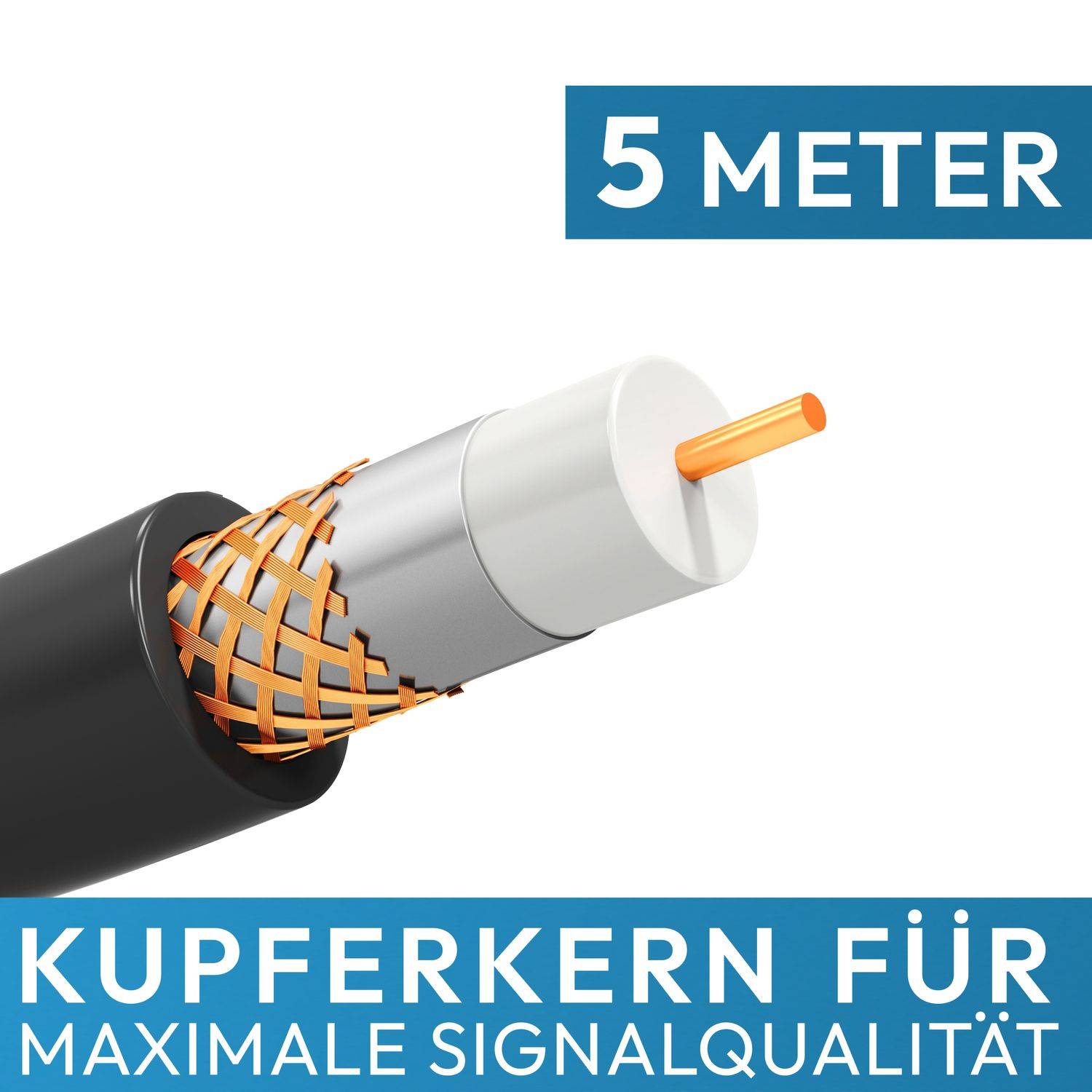VSG24 DVB-T2 HD Antenne mit 36DBi Verstärker AVK25-PLUS
