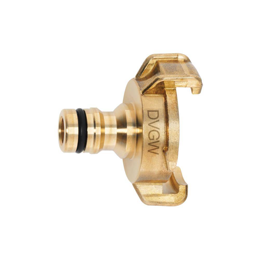 GEKA® plus - Stecksystem-Übergangsstück - Messing - mit Klaue und Stecker - DVGW - Preis per Stück