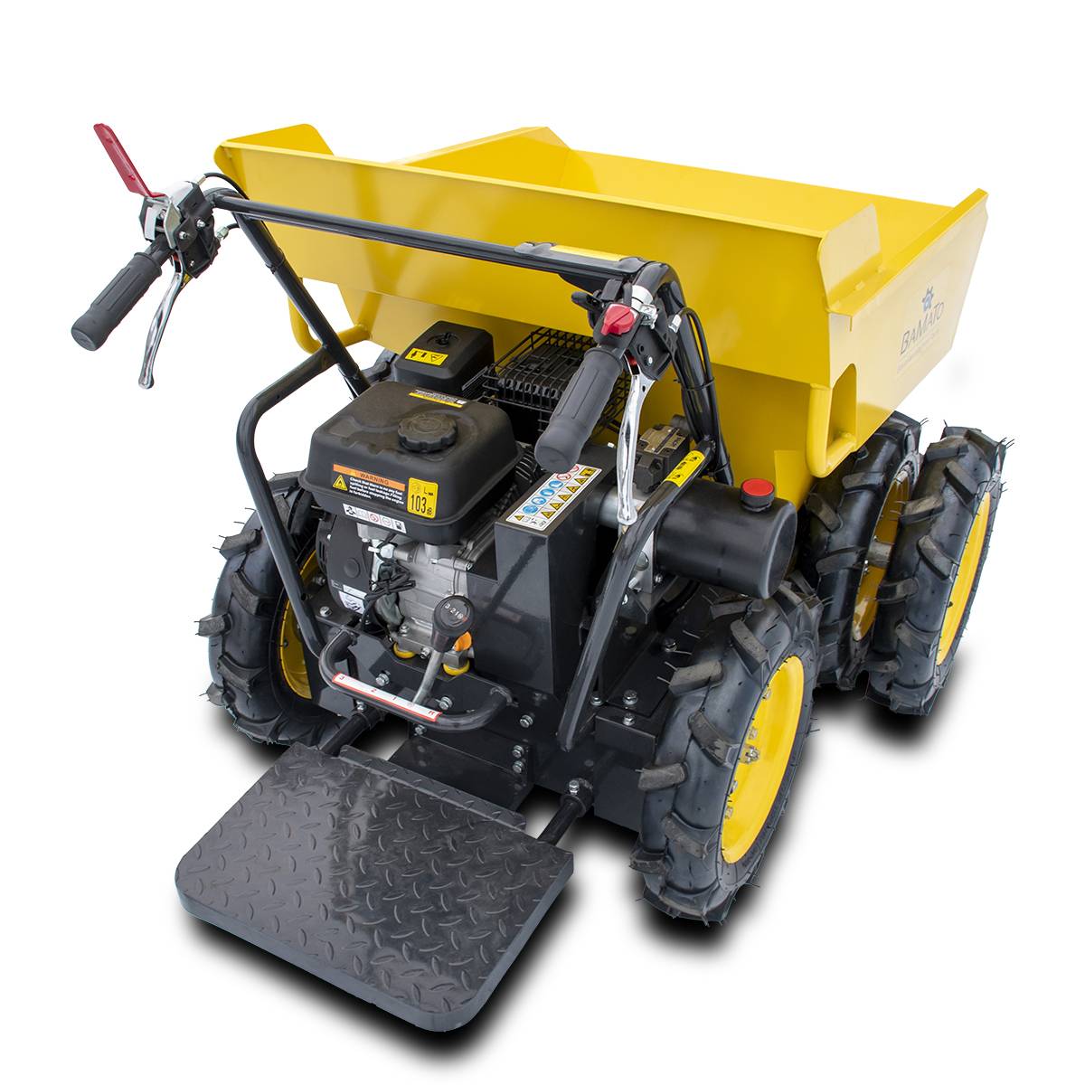 BAMATO Mini Transporter MTR-300RH mit Allradantrieb &amp Kipphydraulik