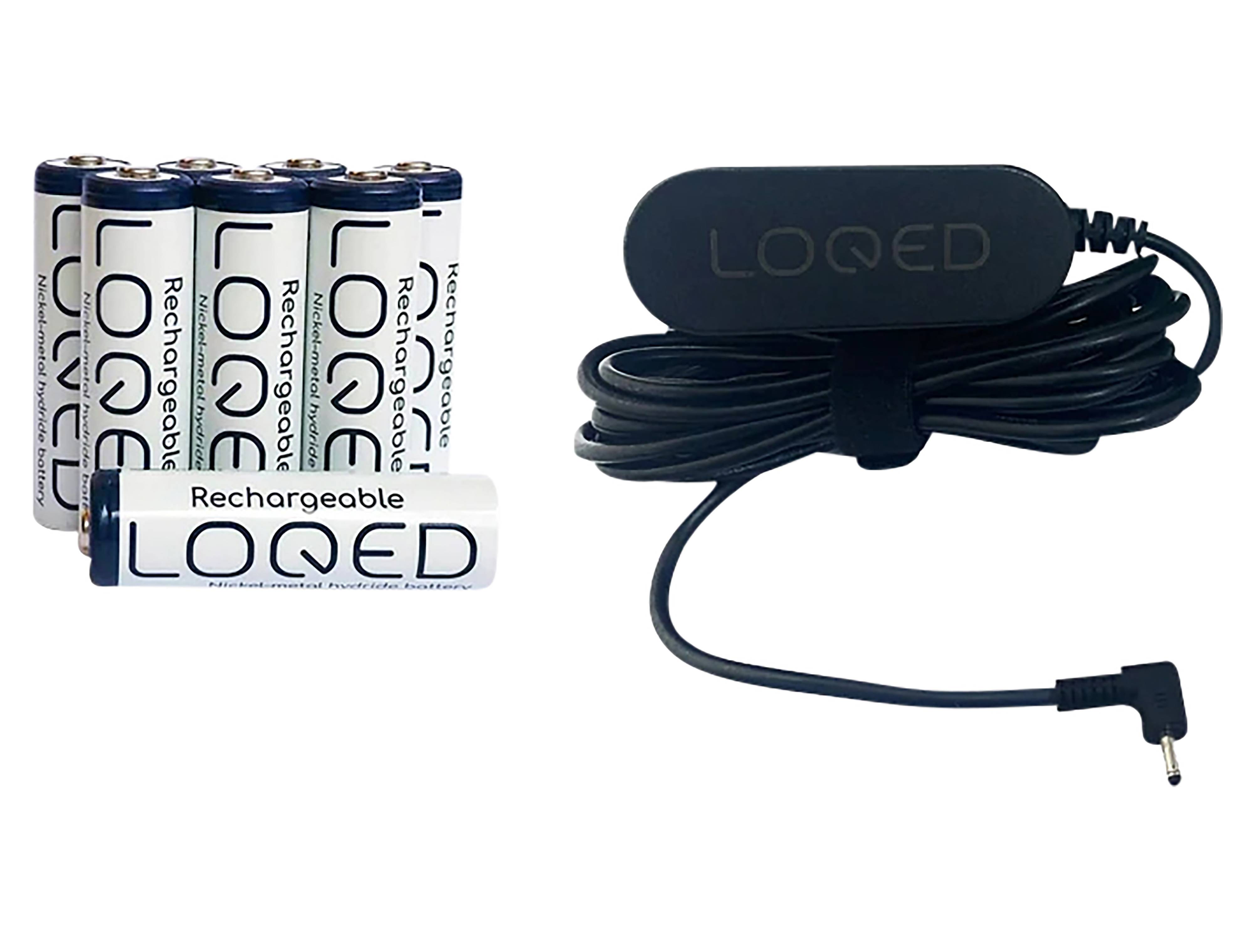 LOQED Power Kit für Connected Lock, Ladegerät & 8 Akkus