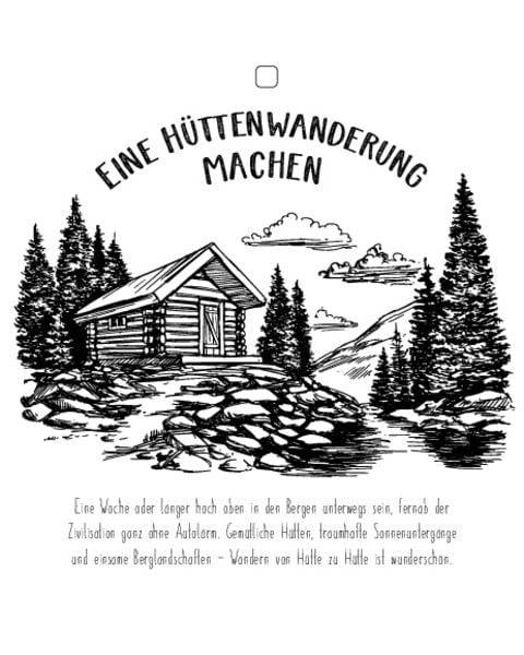 Bucket List für Wanderer