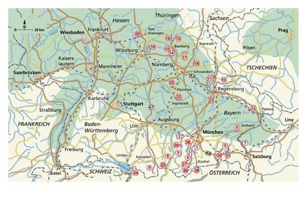 Die schönsten Kanutouren in Bayern
