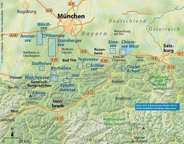 SUP-Guide Bayerisches Alpenvorland