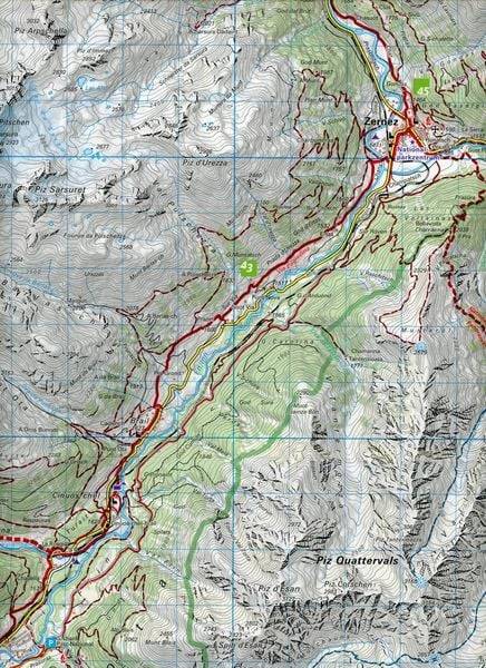 Nationalpark - Val Müstair 37 Wanderkarte 1:40 000 matt laminiert