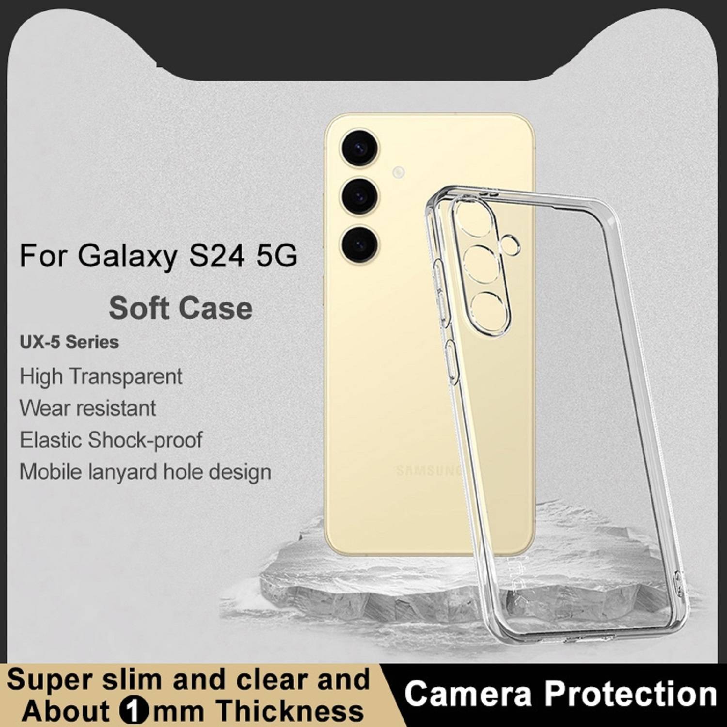Kopie von Handy Schutzhülle für Samsung Galaxy A55 Kamera Hülle Case Cover Tasche Transparent Smartphone Bumper Backcover #1