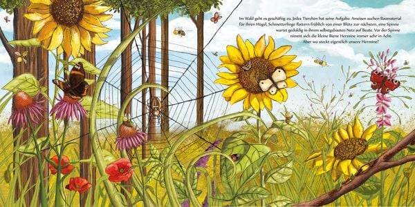 Kleine Biene Hermine, wo bist du zu Haus?