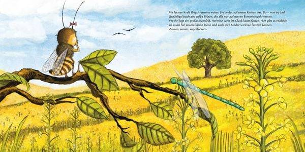 Kleine Biene Hermine, wo bist du zu Haus?