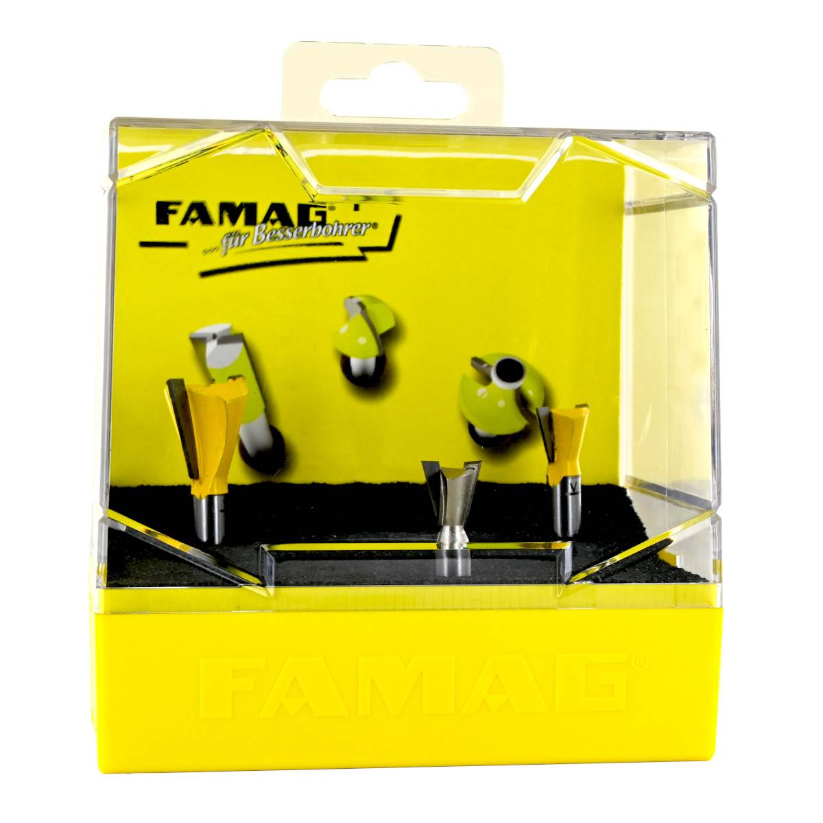 Famag Grat- & Zinkenfräser, 3-teilig - 3104.903