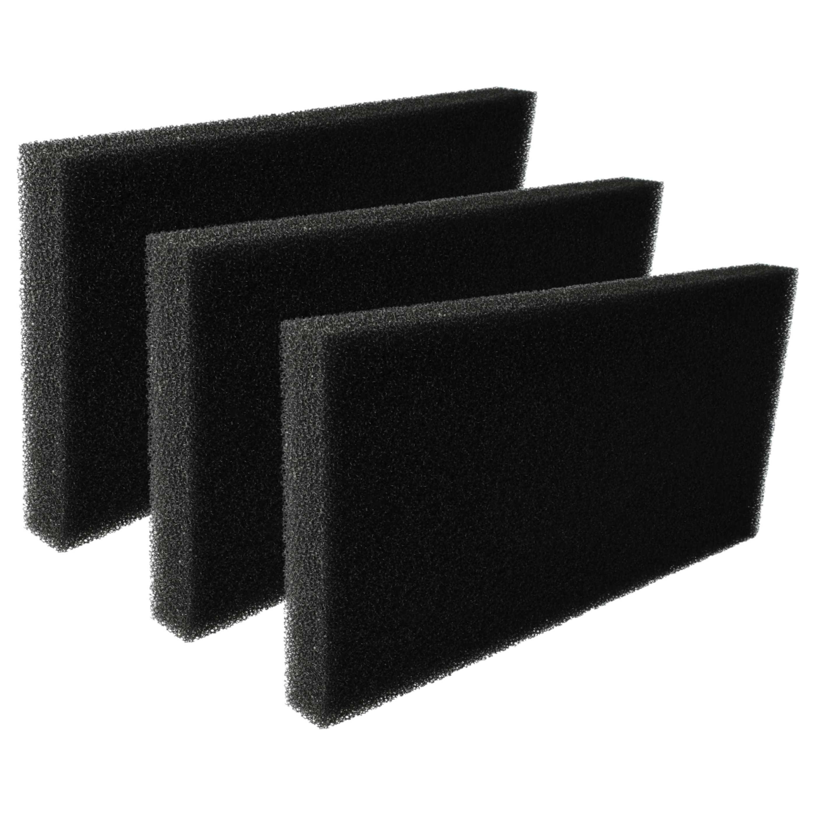 vhbw 3x Schaumfilter kompatibel mit Panasonic NHP8ER1 51878001 Wäschetrockner