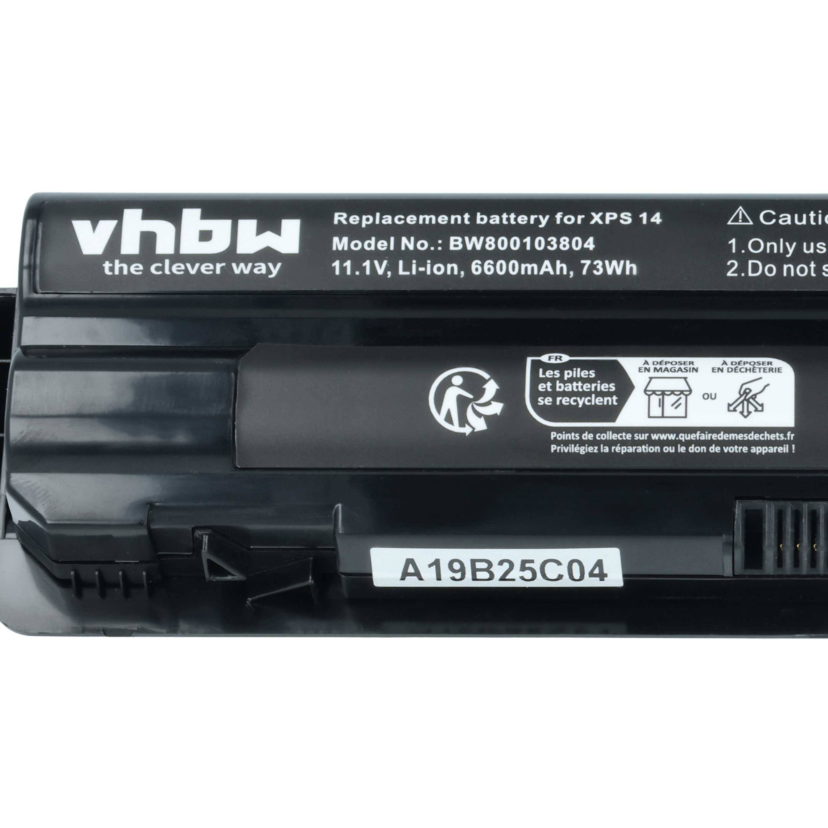 Ersatz-Laptop-Akku mit Bezeichnung „vhbw