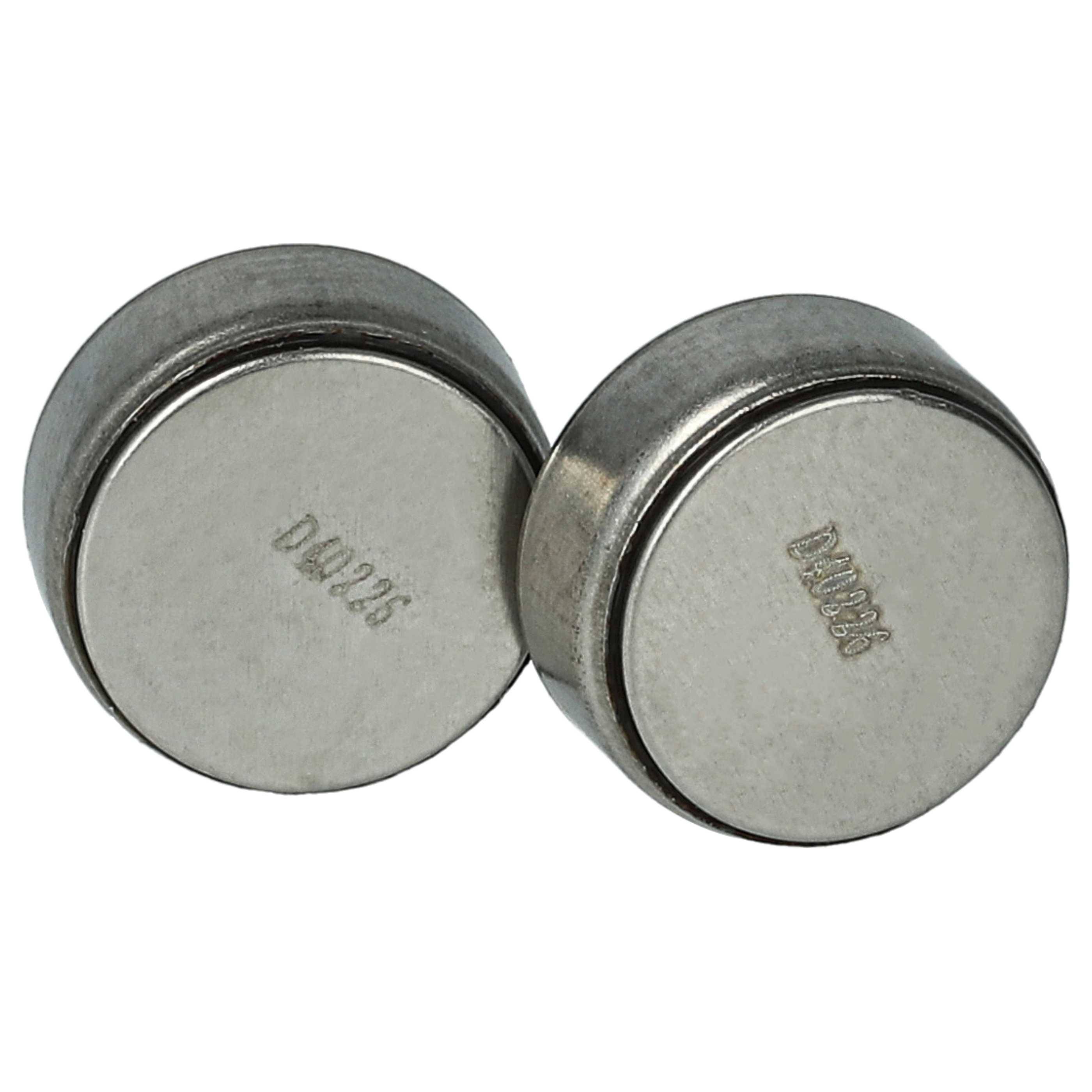 vhbw 2x Akku Ersatz für Varta CP1254 A3 für Wireless Headset Kopfhörer (60 mAh, 3,7 V, Li-Ion)