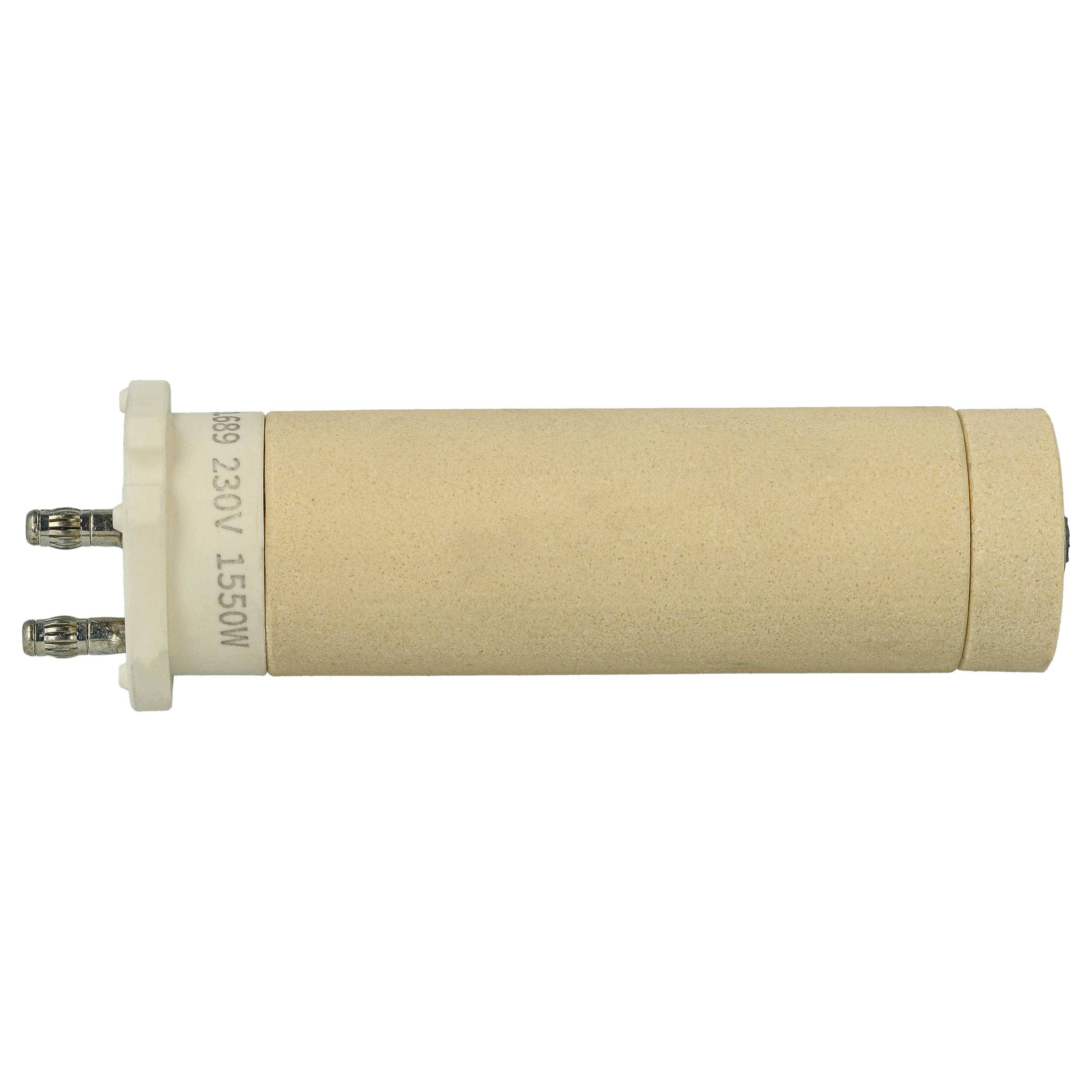 vhbw 2x Heizelement kompatibel mit Leister Triac S Heißluftschweißpistole - Keramik Heizkern, 3,1 x 10,2 cm