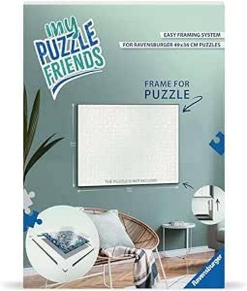 Ravensburger 17900 - Puzzle-Rahmen schwarz 500 Teile, Format 50 x 37 cm