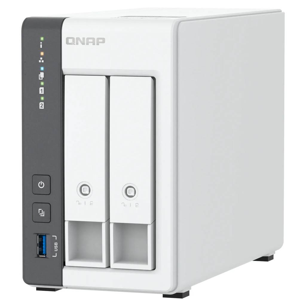 QNAP TS-216G NAS 2-Bay 0/2 HDD/SSD, 1x 2.5 GbE, 1x GbE, 4GB RAM2.0 GHz Quad-Core