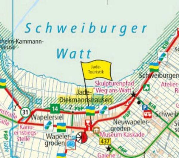Friesland, Ammerland, Wesermarsch, Oldenburg 1:100 000