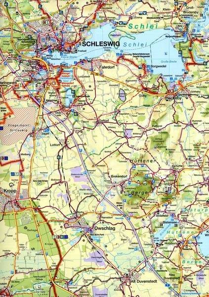 Fahrradkarte Flensburg, Schleswig