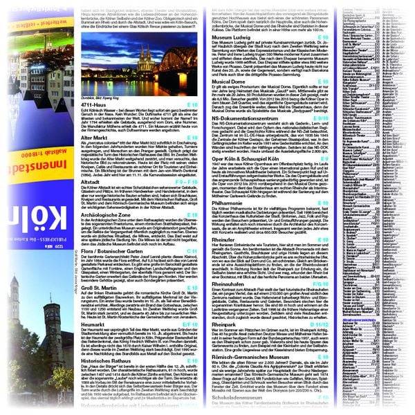 Köln. Innenstadtplan 1:18 000