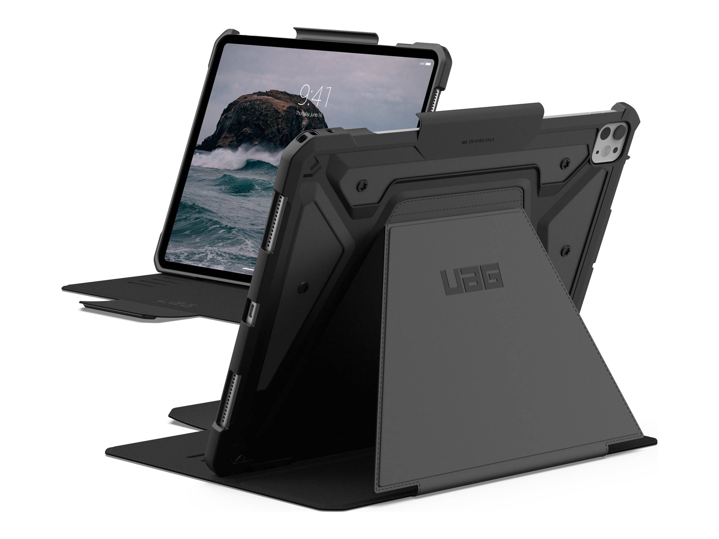 URBAN ARMOR GEAR - UAG - Flip-Hülle für Tablet - widerstandsfähig - Polyurethan (PU)