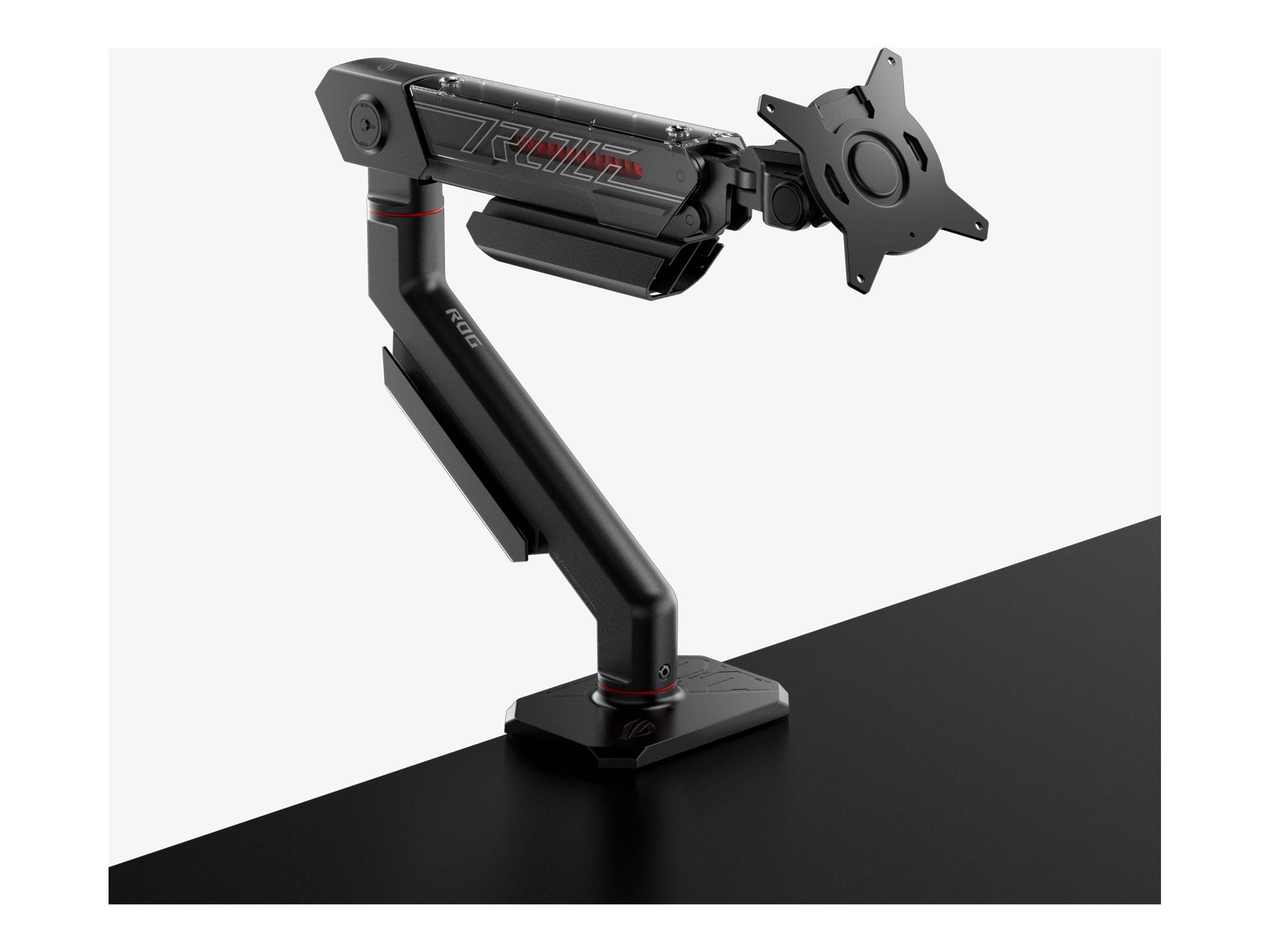 ASUS ROG AAS01 - Befestigungskit (Monitorarm, Klemmmontagesockel) - für Flachbildschirm - ergonomisch - Schwarz - Bildschirmgröße: bis zu 99 cm (