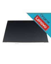 Schwarze Lenovo-Laptop-Austauschabdeckung oder Displayblende auf weißem Hintergrund, beschriftet mit „Original Lenovo