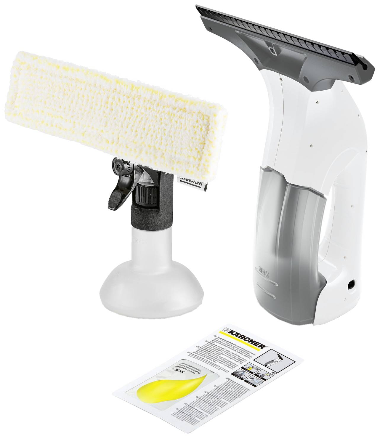 KÄRCHER WV 1 Plus Elektrischer Fensterreiniger, 0,1l, Schwarz/Weiß