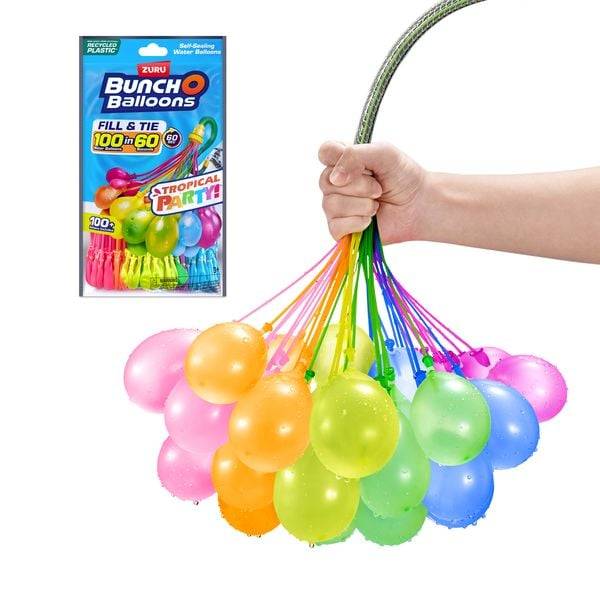 Zuru - Bunch O Balloons - 3er Pack 100+ Wasserballons Tropical Party