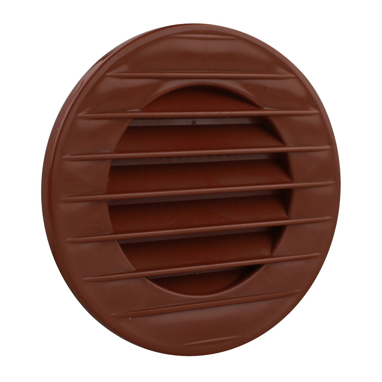 Lüftungsgitter Abluft Außen Insektenschutz ziegelrot Ø 60 mm Kunststoff rund Gitter Entlüftung