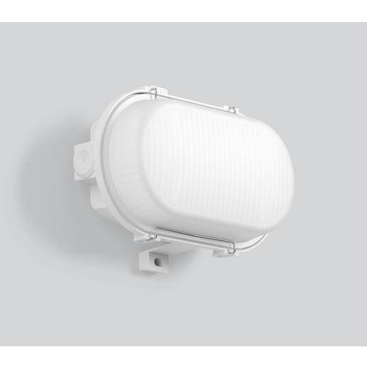 RZB Ovalleuchte 6,5W IP65 501048.009 780/990lm 4000K SKI Glas opal/struk Techn.Licht/Wohnraum