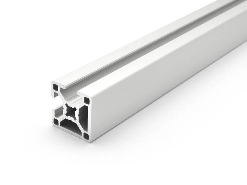 Design-Aluminiumprofil 30x30L 2 Nuten verdeckt 90 Grad B-Typ Nut 8 (leicht), silber eloxiert. Aluminium Profil 30x30 Alu Profil 30 x 30 720mm