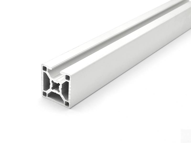Design-Aluminiumprofil 30x30L 3 Nuten verdeckt B-Typ Nut 8 (leicht), silber eloxiert. Aluminium Profil 30x30 Alu Profil 30 x 30 Systemprofil 720mm