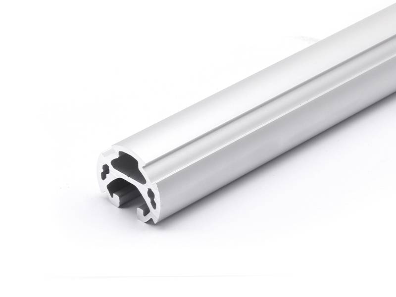 Profilrohr Aluminium eine Nut D30 I-Typ Nut 8 Alu Zuschnitt: 240mm