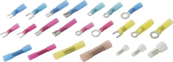 TOOLCRAFT HJ540168BC-A1A5 TO-7104990 Crimpzangen-Set 168teilig Schrumpfverbinder, Pressverbinder 0.5 bis 8mm² Inkl