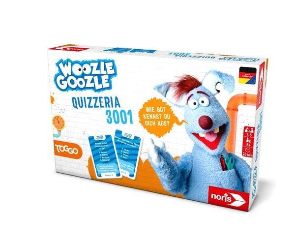 Noris 606102073 - Toggo, Woozle Goozle Quizzeria 3001, Quiz ab 8 Jahren, Lernspiel