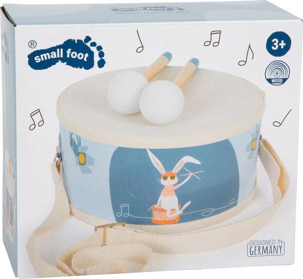 Small foot 12250 - Trommel Groovy Beats, Kinder-Musikinstrument, 20x10cm