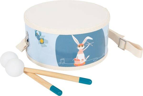 Small foot 12250 - Trommel Groovy Beats, Kinder-Musikinstrument, 20x10cm