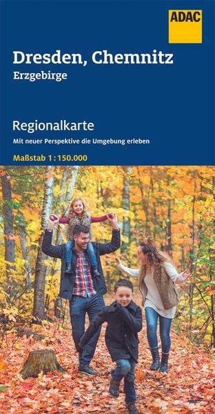 ADAC Regionalkarte Blatt 10 Dresden, Chemnitz 1:150.000
