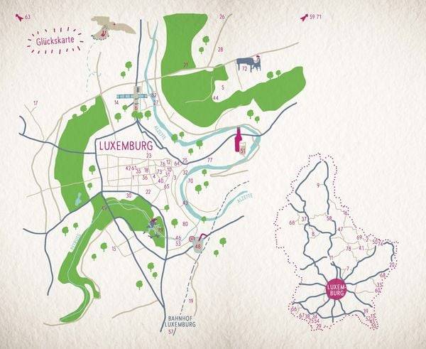 Glücksorte in Luxemburg